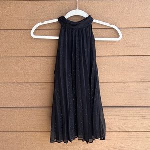 Black Shimmer Top | Mango | 2